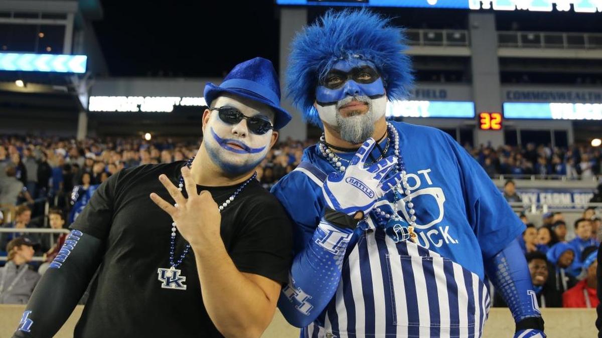 The Big Blue Nation turned out at Commonwealth Stadium on Saturday, October 22, 2016 to watch Kentucky beat Mississippi State 40-38 on a last-second field goal.